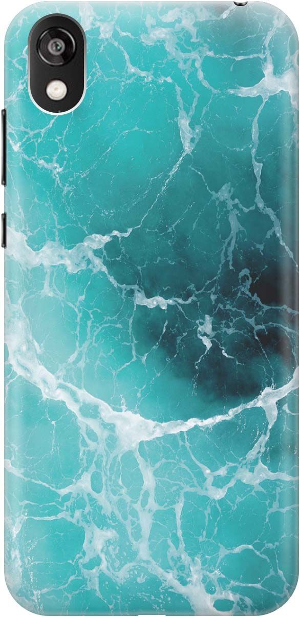 

Чехол на Honor 8S/Huawei Y5 (2019) "Лазурный океан", Белый;зеленый, 362
