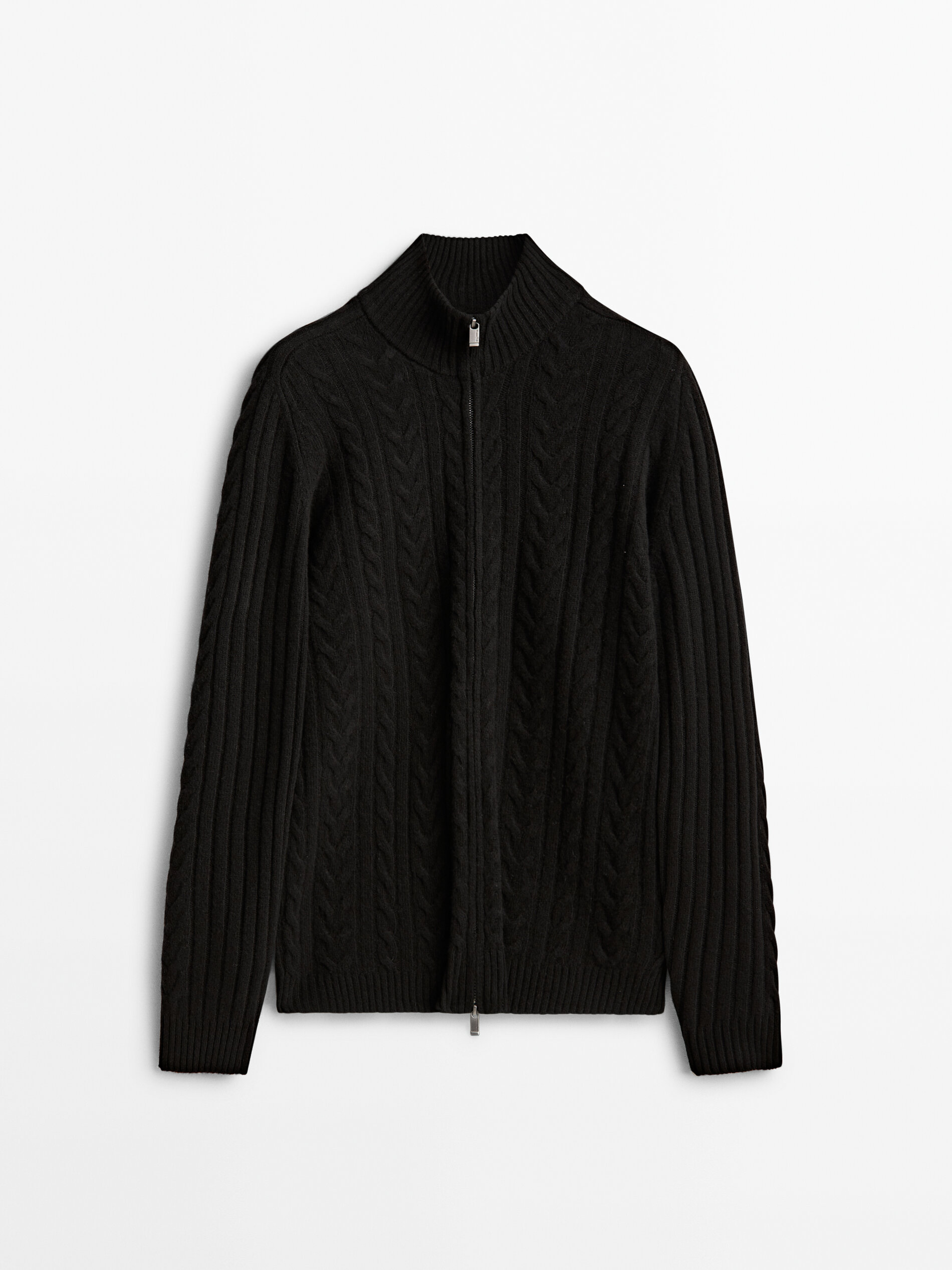 

Кардиган мужской Massimo Dutti 00959415800 черный M, 00959415800
