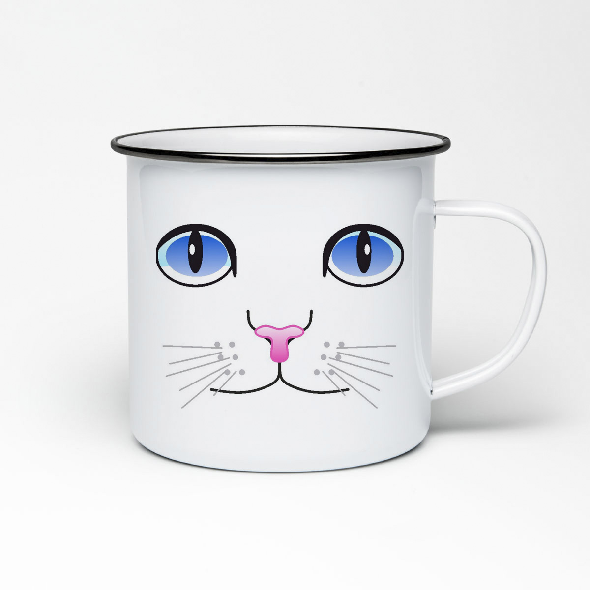 

Кружка металлическая CoolPodarok котенок