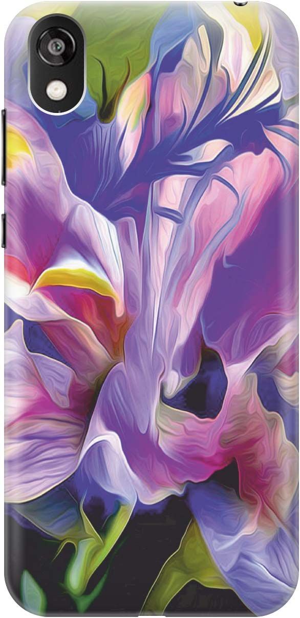 

Чехол на Honor 8S/Huawei Y5 (2019) "Цветочная абстракция", Зеленый;синий, 362