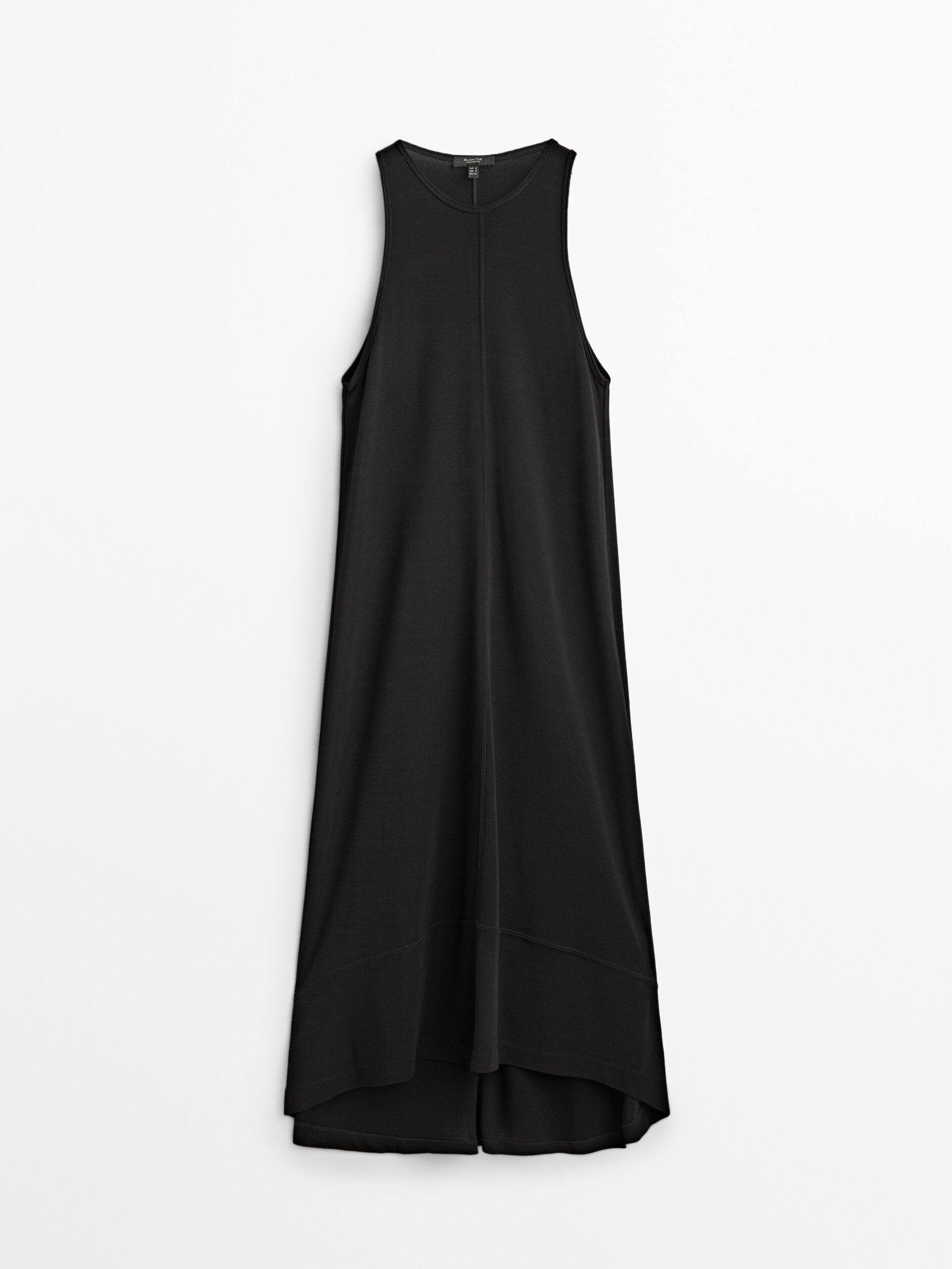 

Платье женское Massimo Dutti 06633914800 черное XS, 06633914800
