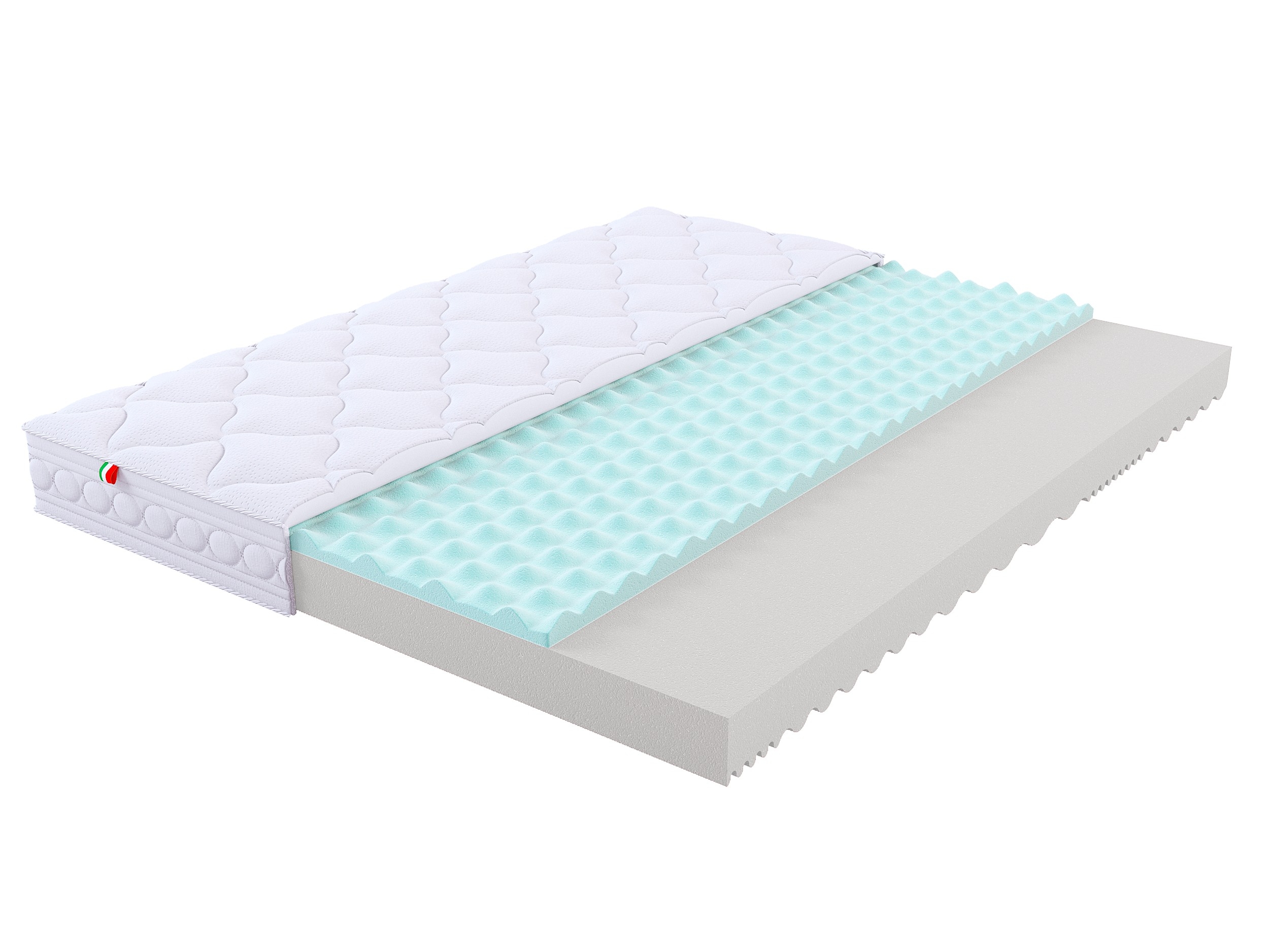 

Матрас Lineaflex Ergomassage 200x200, Белый, Ergomassage