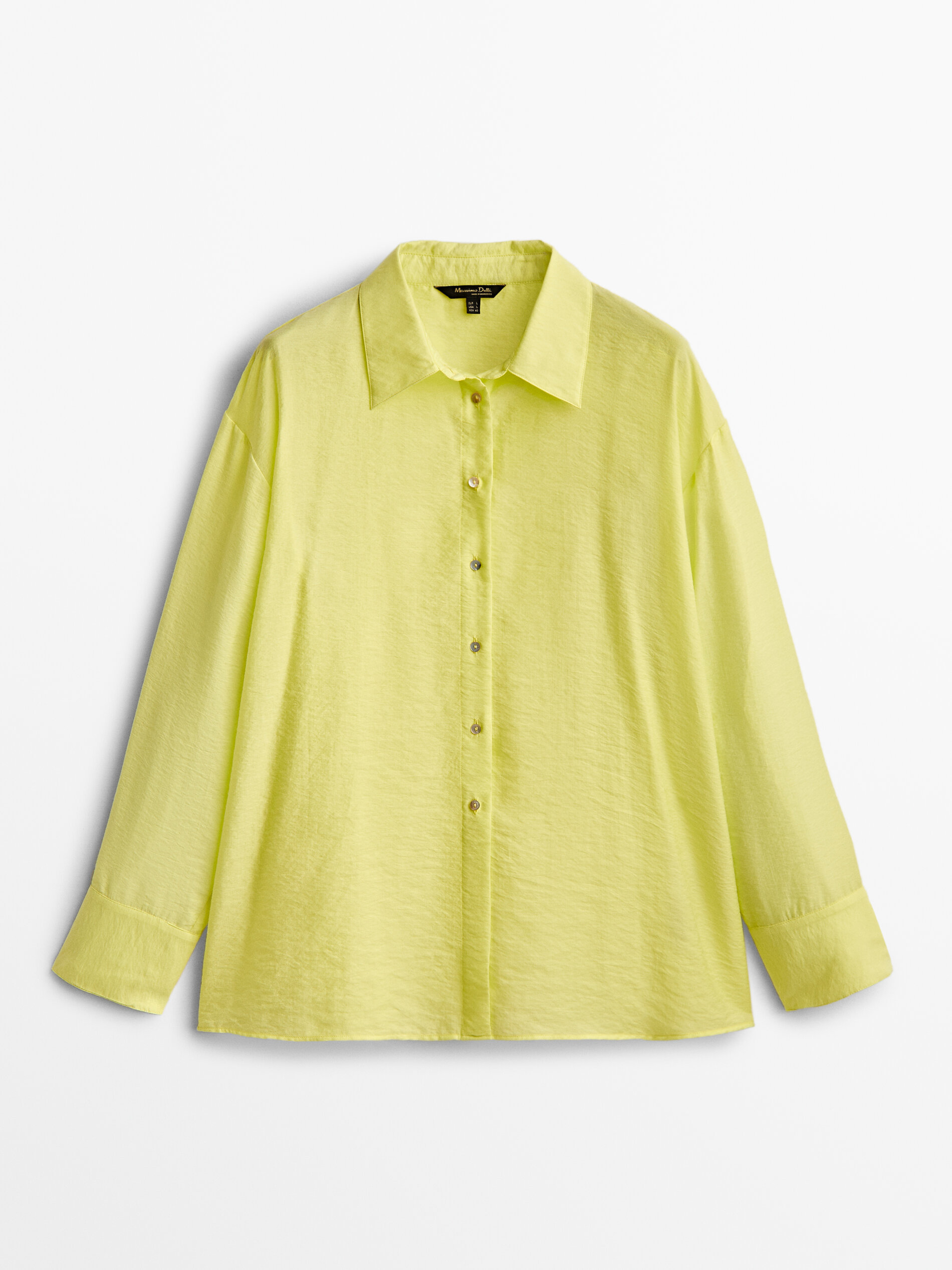 

Блуза женская Massimo Dutti 05114534322 желтая XS, 05114534322
