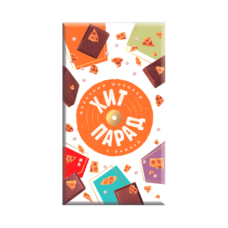 

Шоколад Хит парад молочный с вафлей 190 г