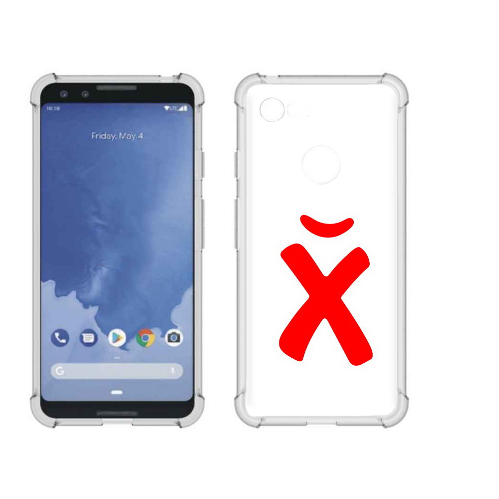 

Чехол MyPads Tocco для Google Pixel 3 абстракция буква х, Прозрачный, Tocco