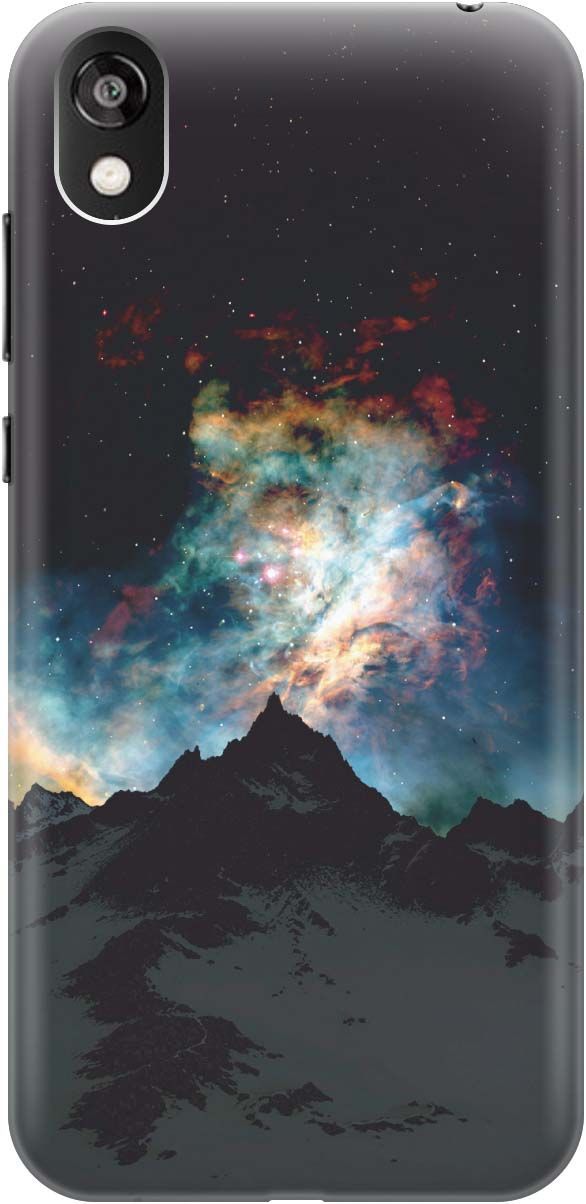

Чехол на Honor 8S/Huawei Y5 (2019) с принтом "Горы и звезды", 361