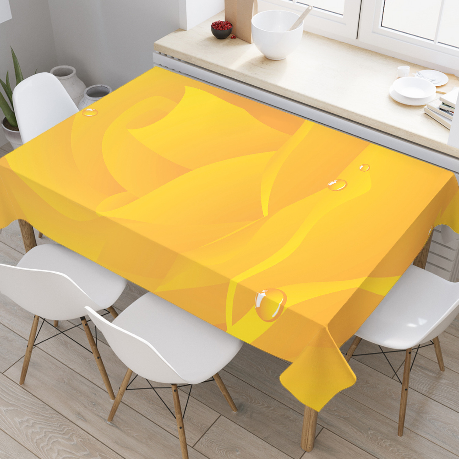 

Скатерть прямоугольная JoyArty "Роса на лепестках розы" из сатена, 120x145 см, Роса на лепестках розы