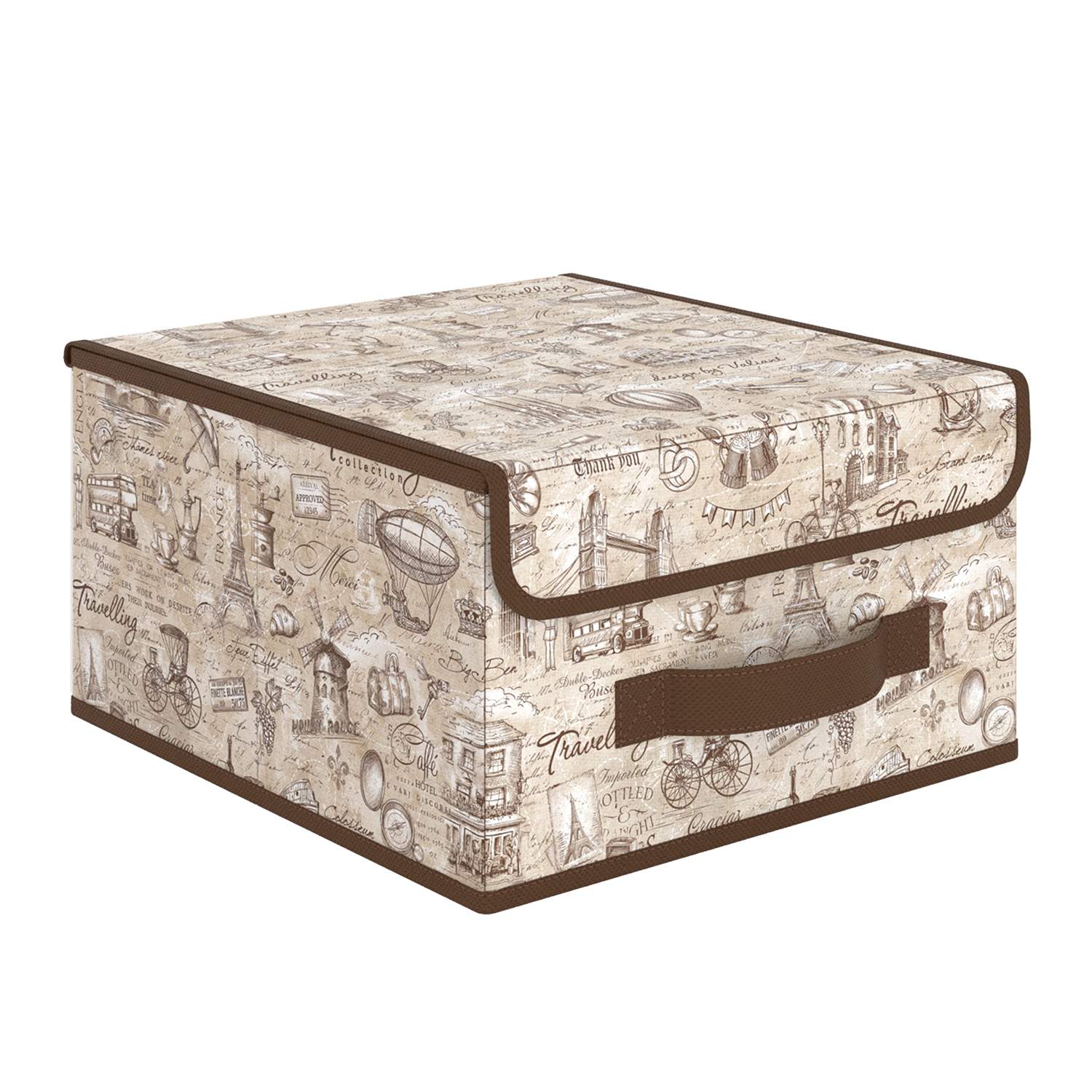 

Коробка для хранения вещей с крышкой, Valiant TC-BOX-LS, 28*30*16 см., BOX-LS