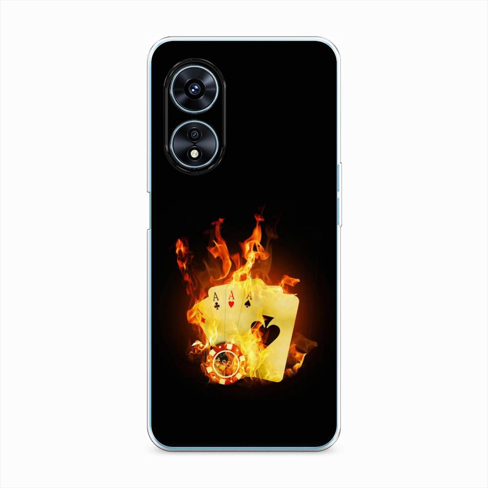 

Чехол Awog "Горящие карты" для Oppo A97, 2511050-9