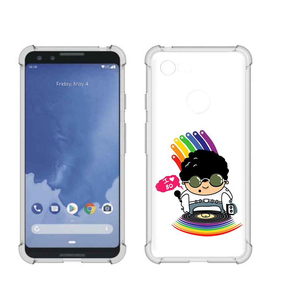 

Чехол MyPads Tocco для Google Pixel 3 Я люблю 80-е, Прозрачный, Tocco