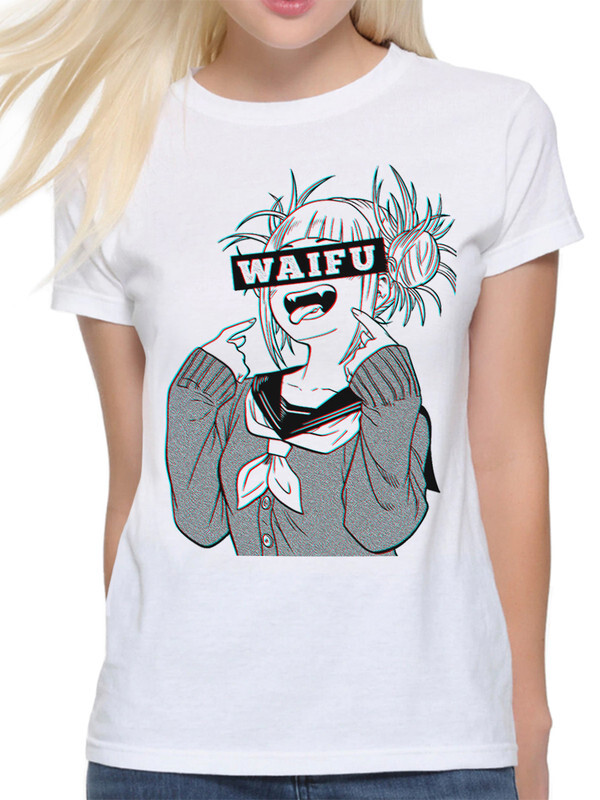 

Футболка женская DreamShirts Studio Химико - Моя Геройская Академия 1 белая L, Белый, Химико - Моя Геройская Академия 1