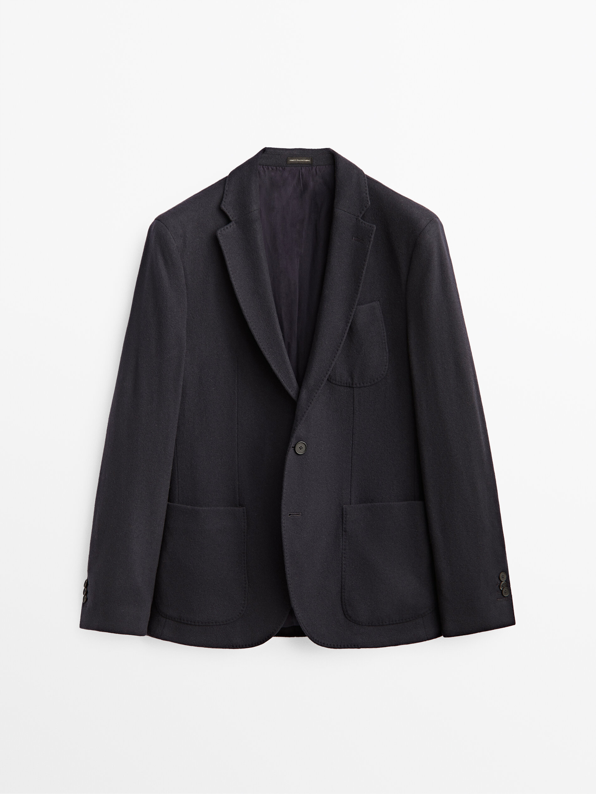 

Блейзер мужской Massimo Dutti 02081102401 синий 48, 02081102401