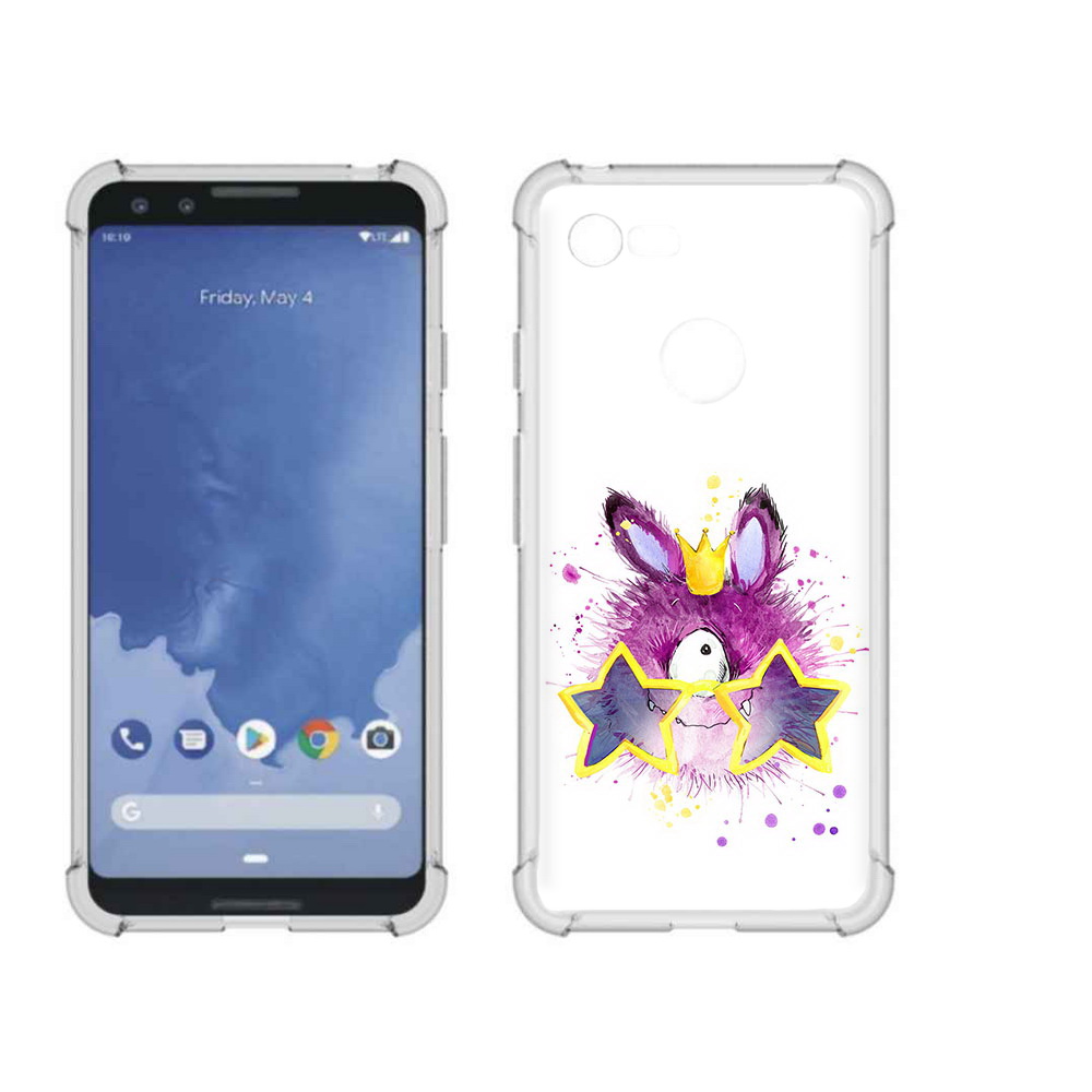

Чехол MyPads Tocco для Google Pixel 3 Шуршуля, Прозрачный, Tocco