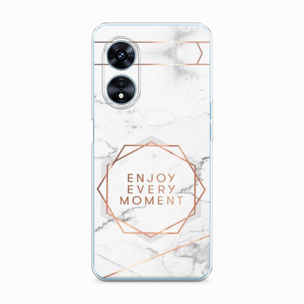 

Чехол Awog "Enjoy every moment мрамор" для Oppo A97, 2511050-7