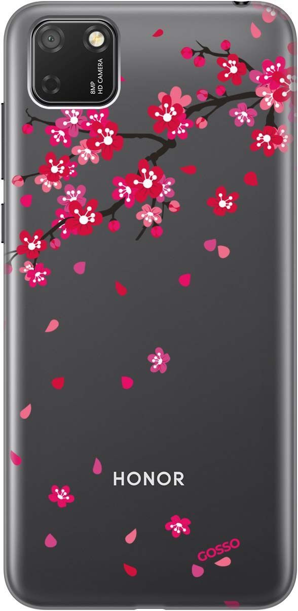 

Чехол на Honor 9S/Huawei Y5P с принтом "Sakura" прозрачный, Прозрачный;коричневый, 130