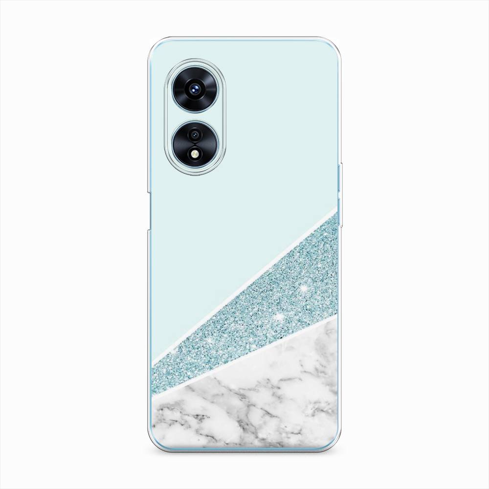 

Чехол Awog "Мрамор с голубыми блестками" для Oppo A97, 2511050-3