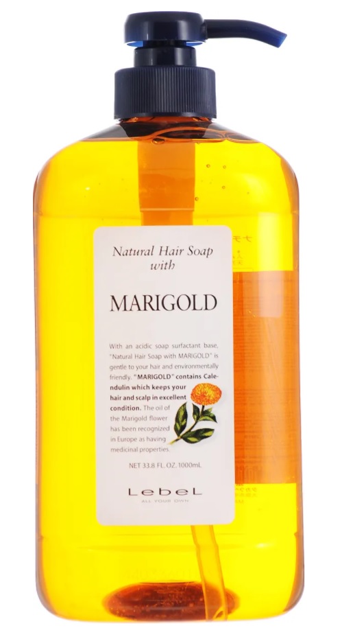 фото Шампунь с календулой lebel natural hair soap marigold, 1000 мл