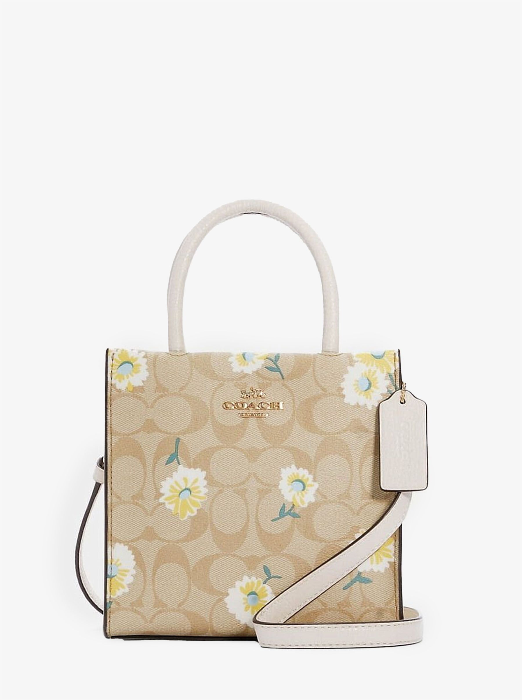 

Сумка женская Coach Mini Cally_CH0332 бежевая, Бежевый, Mini Cally_CH0332