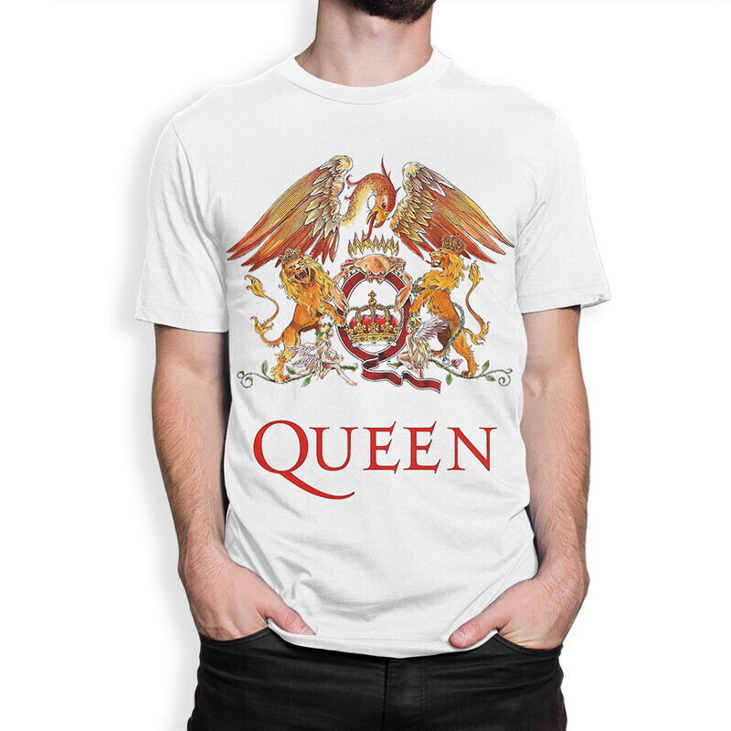 

Футболка мужская Dream Shirts Группа Queen 1000278-2 белая L, Белый, Группа Queen 1000278-2
