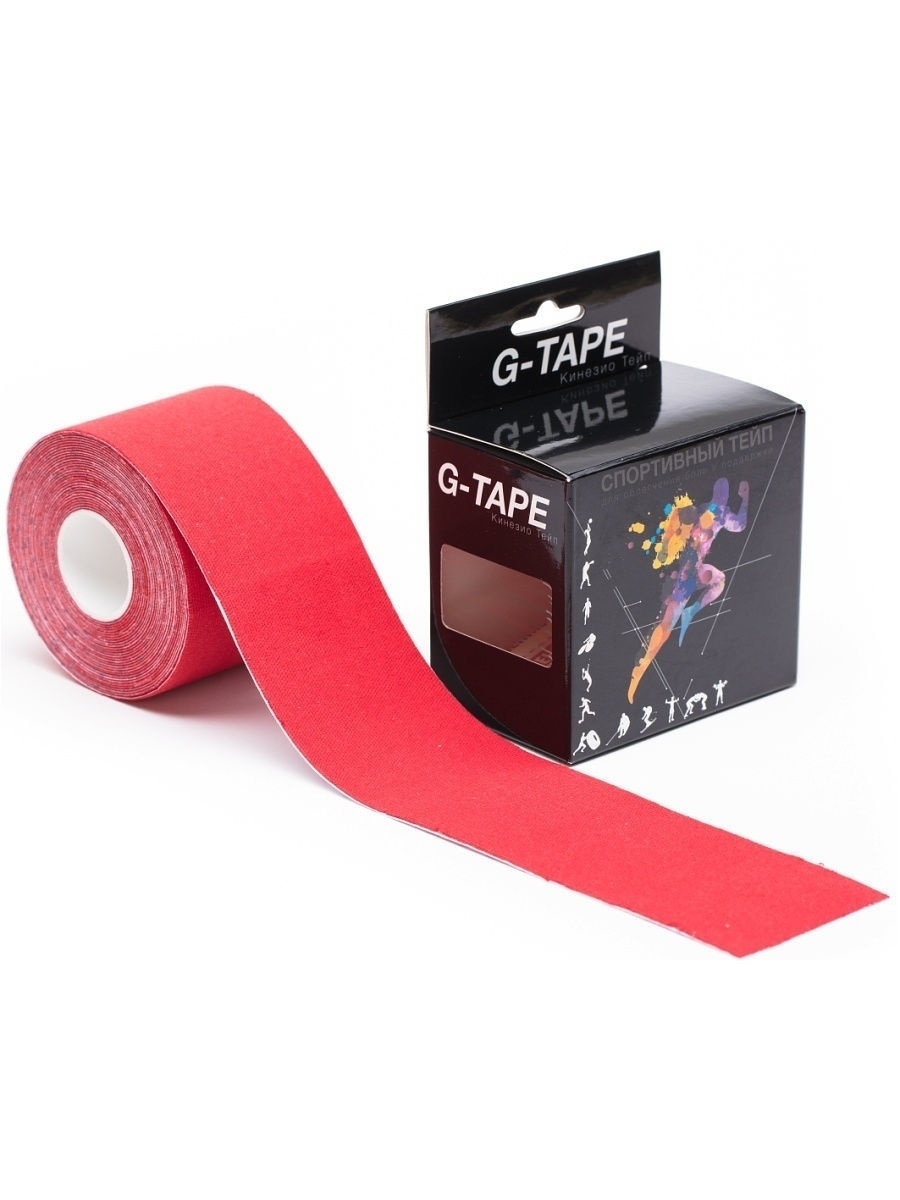Тейп кинезиологический G-tape Red