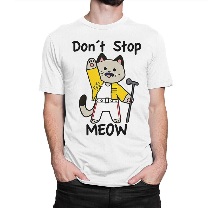 

Футболка мужская Dream Shirts Котик Фредди Меркьюри 1000237-2 белая S, Белый, Котик Фредди Меркьюри 1000237-2
