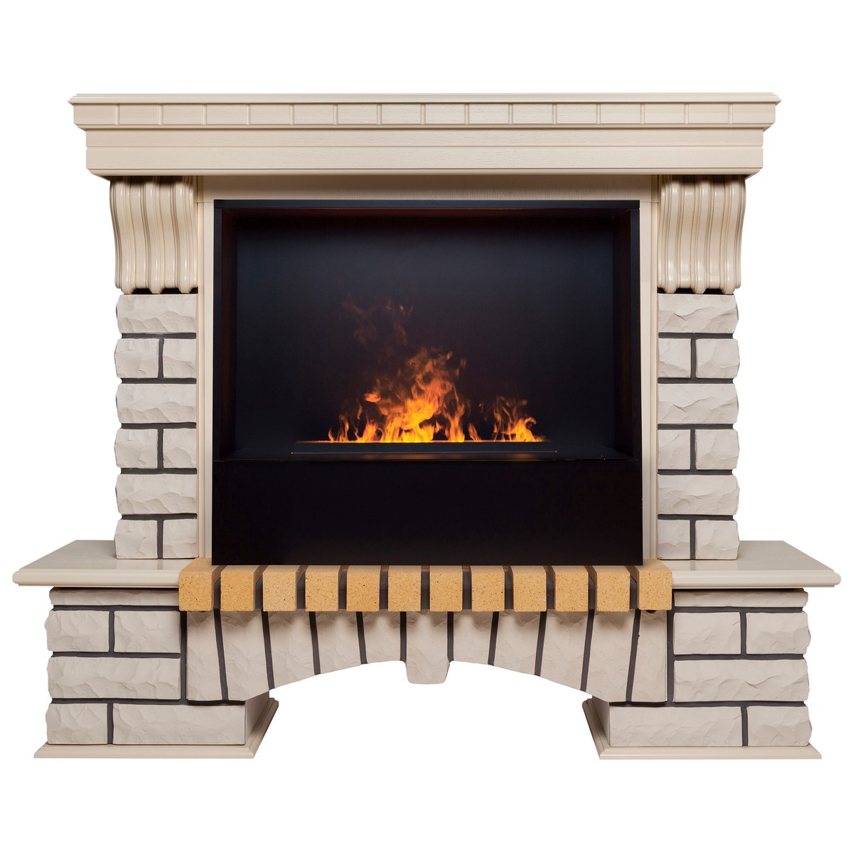 

Электрокамин RealFlame Country 26 WT с очагом 3D Cassette 630 Black Panel, Электрокамин Country 26 WT с очагом 3D Cassette 630 Black Panel