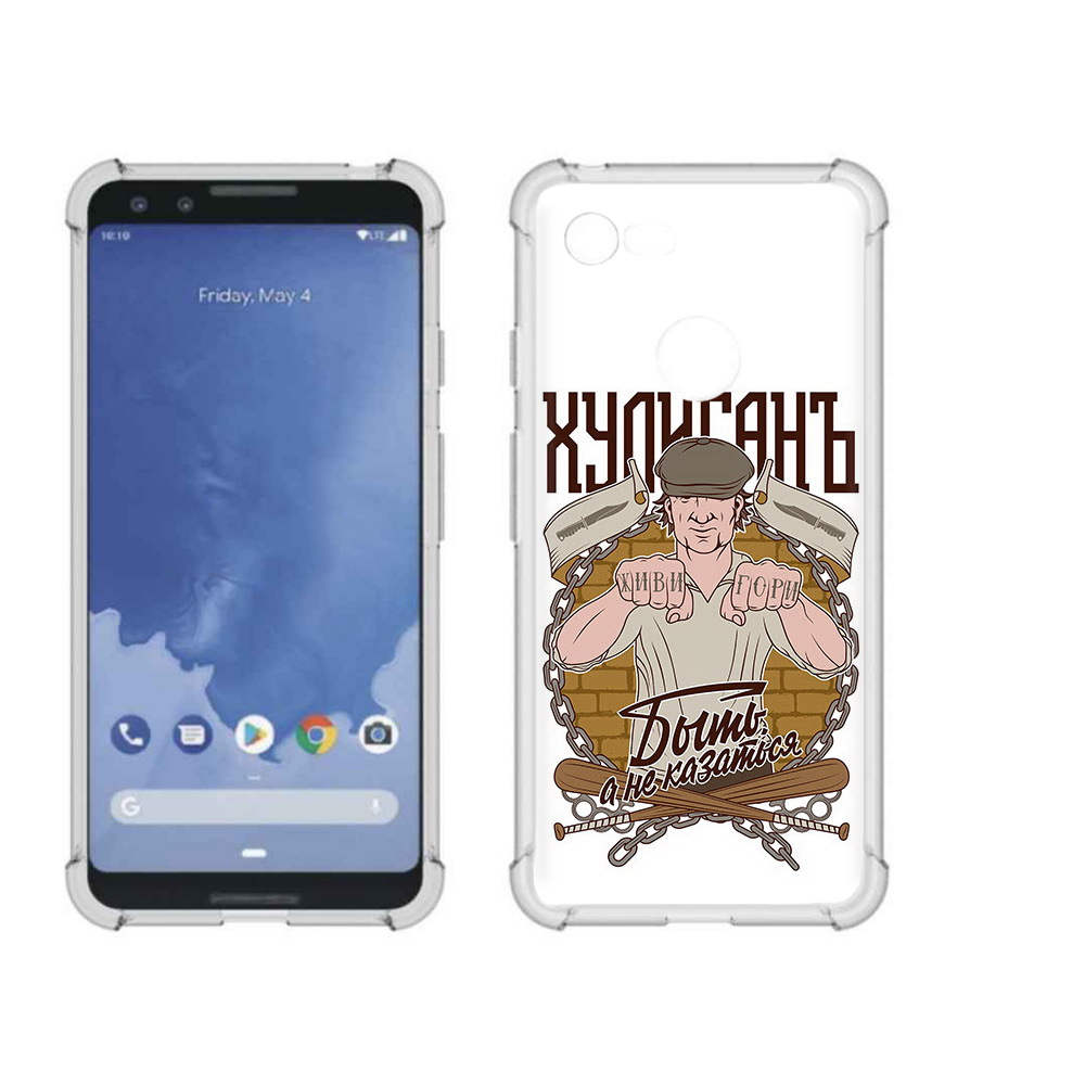 

Чехол MyPads Tocco для Google Pixel 3 Хулиган, Прозрачный, Tocco