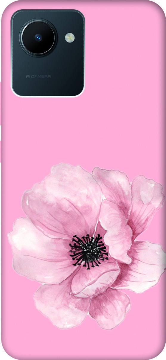 

Чехол на Realme C30 "Pink Flower" розовый, Розовый;белый, 1569100