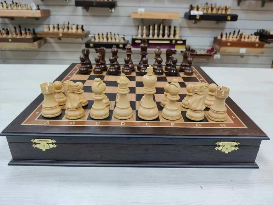 Шахматы Lavochkashop ларец Эндшпиль Венге большие нарды большие вьюн 153 17 венге рисунок серебро