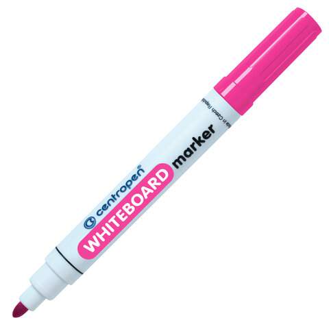 

Маркер стираемый для белых досок CENTROPEN "Dry-Wipe" арт. 152016, 10 шт., Розовый