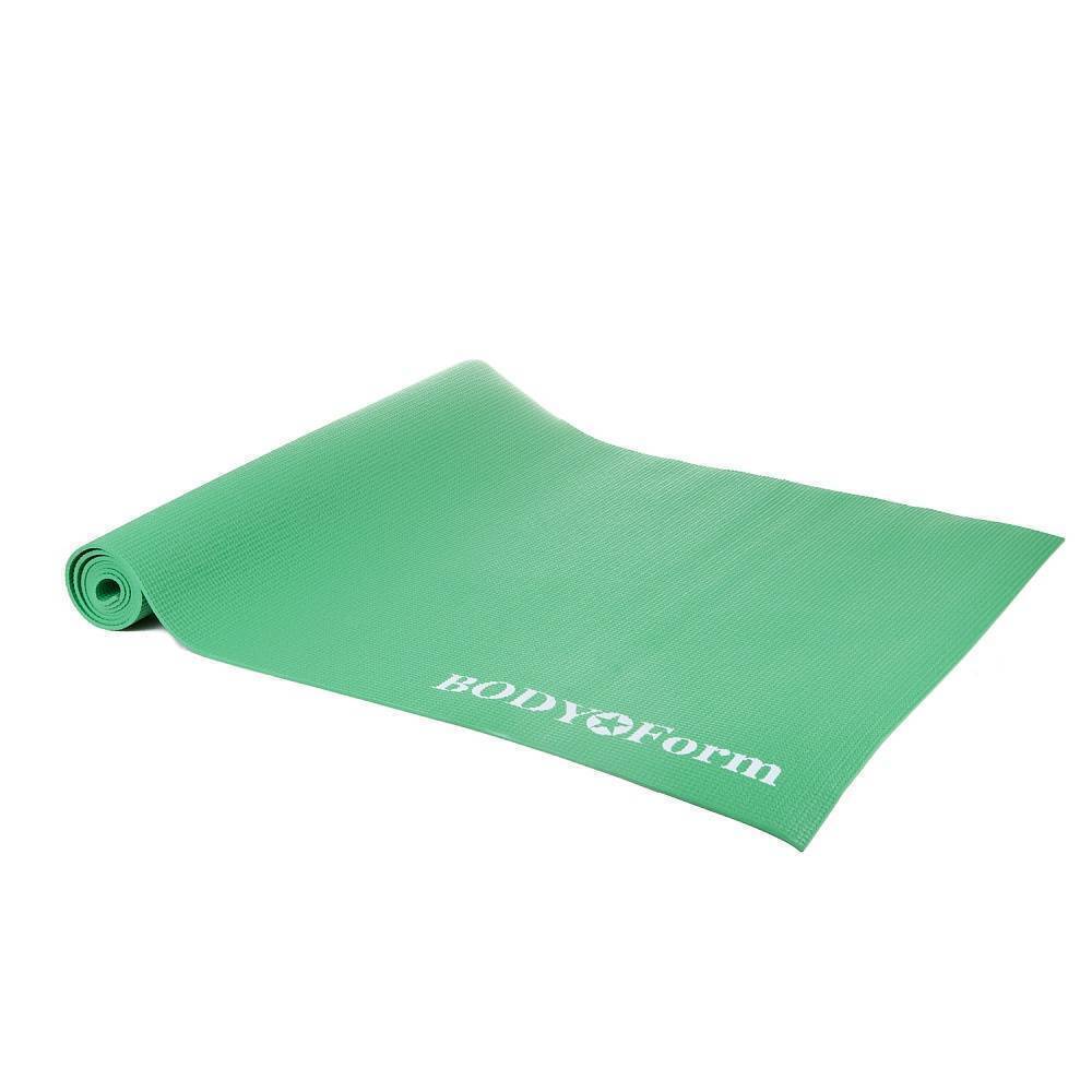 Коврик для фитнеса Body Form BF-YM01 green 173 см, 3 мм