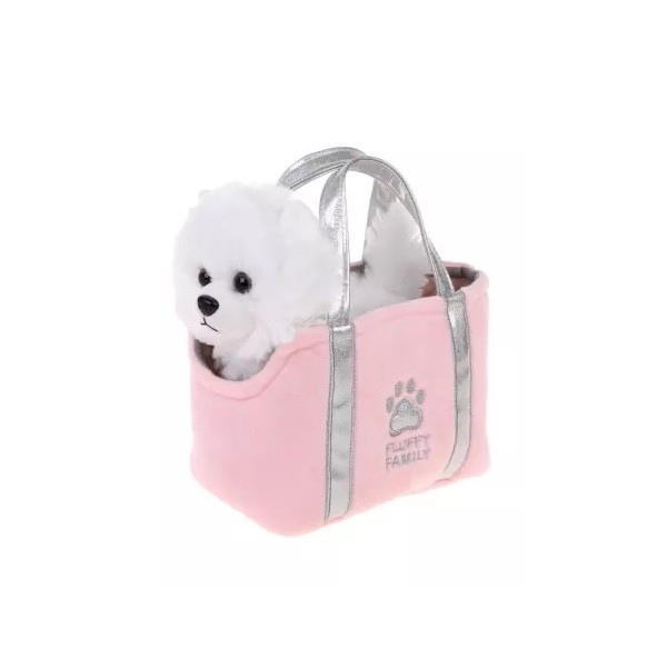 фото Мягкая игрушка fluffy family щенок шпиц 19 см. в сумке 681932