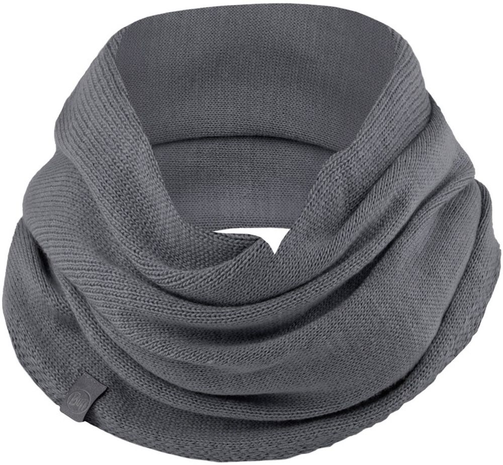 

Шарф-хомут Buff Neckwear Knitted Infinity Yulia Grey Heather, Серый, Knitted Infinity