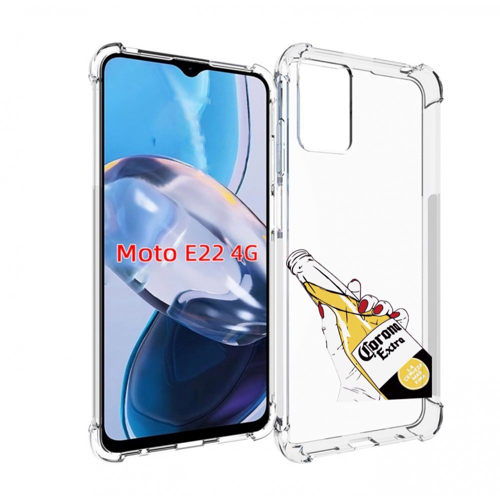 

Чехол MyPads корона екстра для Motorola Moto E22 4G / E22i 4G, Прозрачный, Tocco