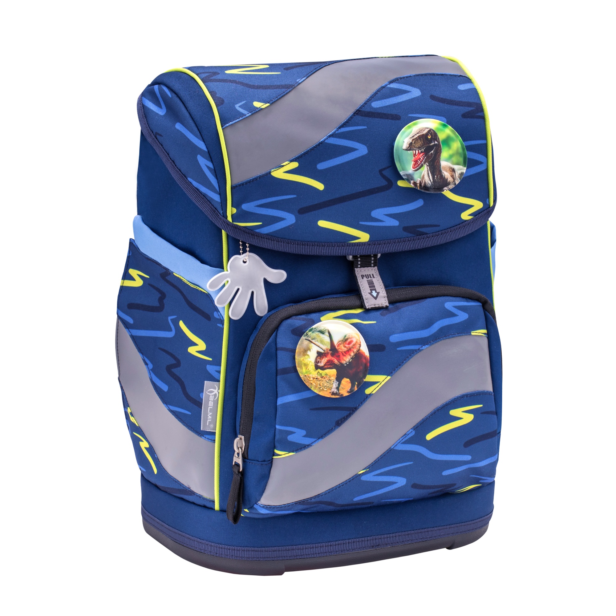 

Школьный ранец Belmil Smarty SKETCH LIME, серия 405-51-14, синий, SKETCH LIME
