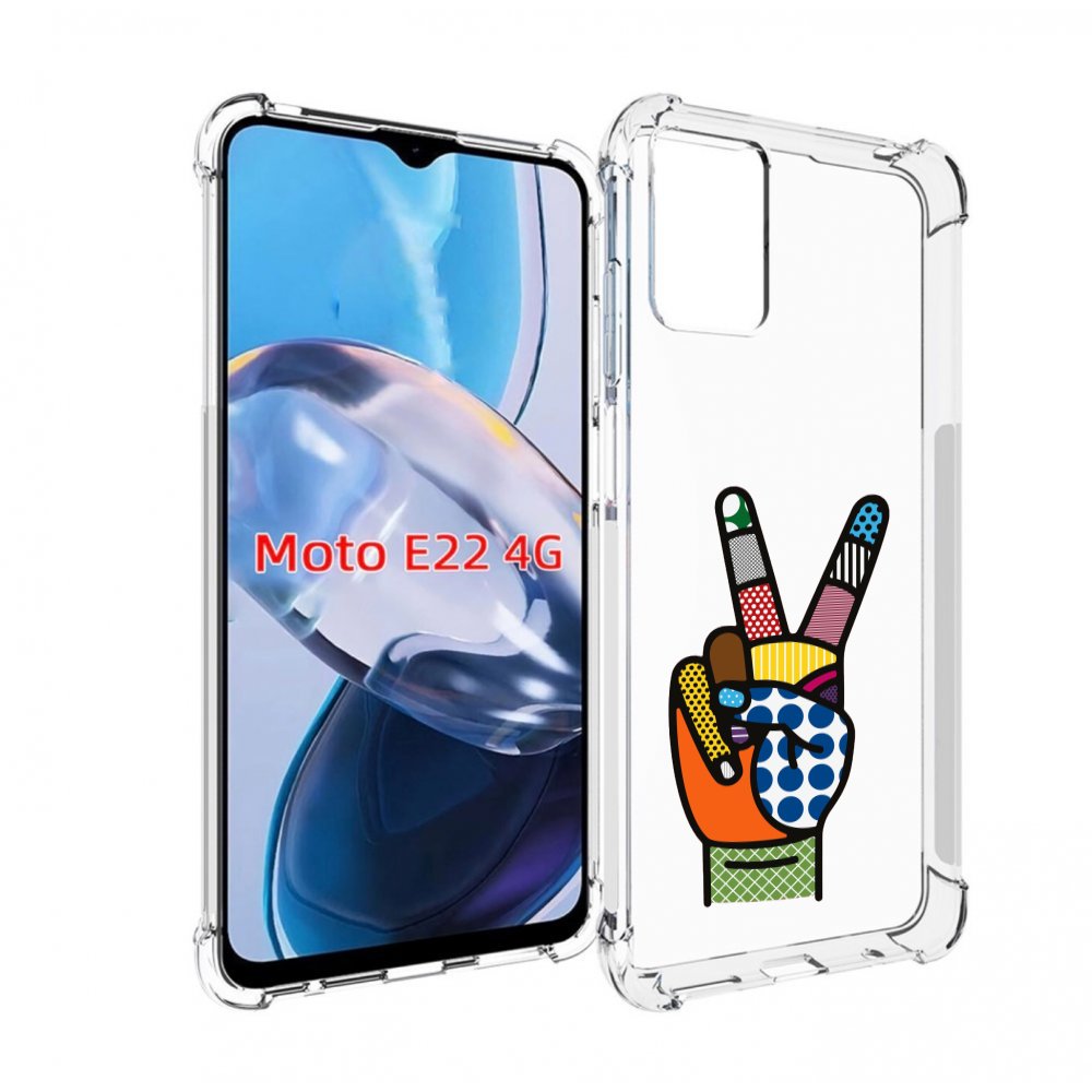 

Чехол MyPads йоу пальчики для Motorola Moto E22 4G / E22i 4G, Прозрачный, Tocco