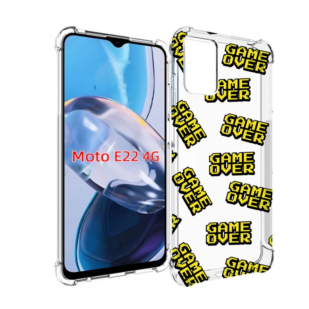 

Чехол MyPads игра-окончена для Motorola Moto E22 4G / E22i 4G, Прозрачный, Tocco