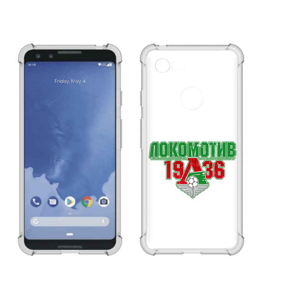 

Чехол MyPads Tocco для Google Pixel 3 ФК локомотив 1936, Прозрачный, Tocco