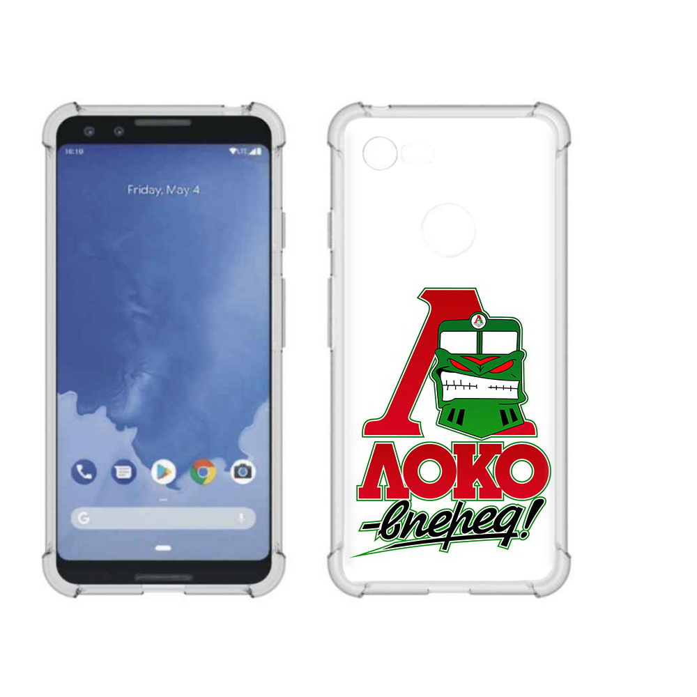 

Чехол MyPads Tocco для Google Pixel 3 ФК локо вперед, Прозрачный, Tocco