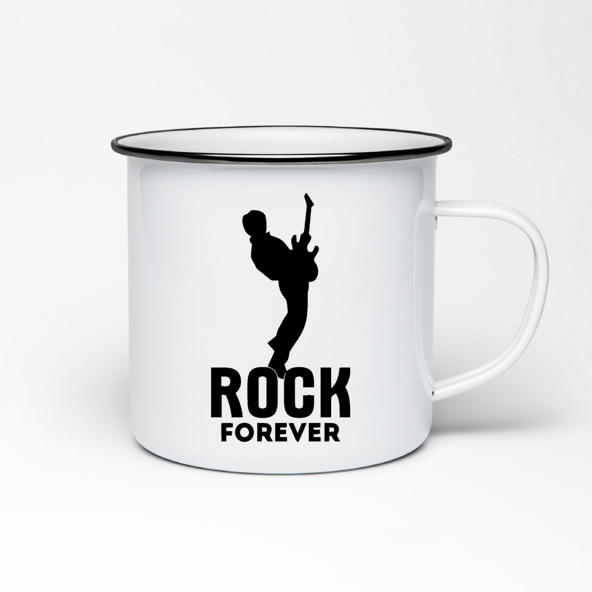 Кружка металлическая CoolPodarok Rock forever рок навсегда