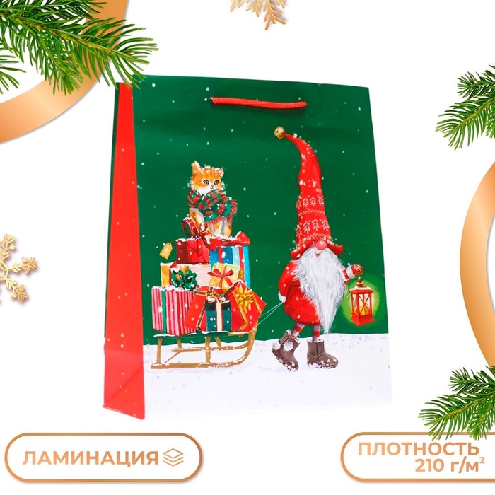 

Пакет UPAK LAND Подарки на санях 26 х 32 х 12 см 1 шт