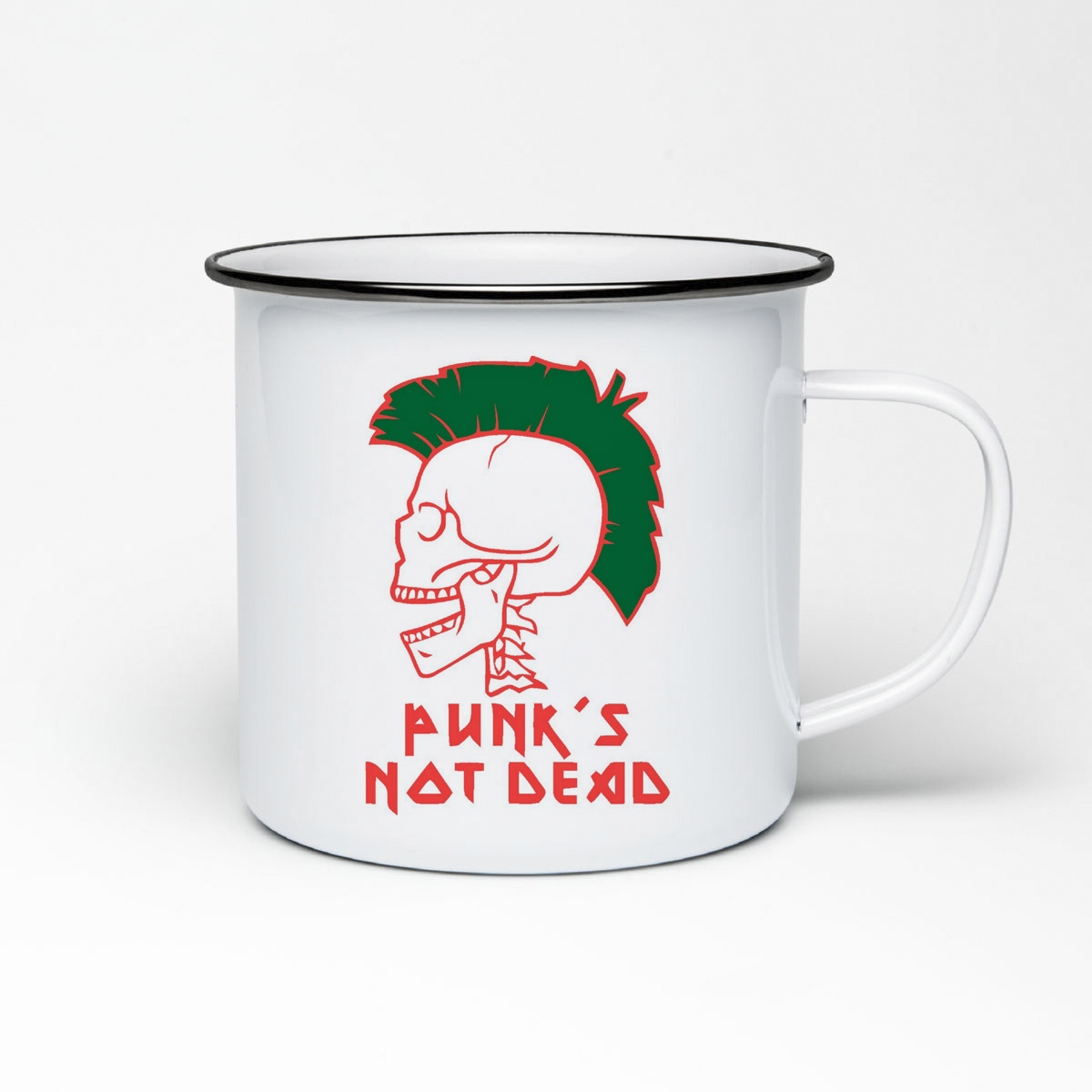 

Кружка металлическая CoolPodarok Punks not dead панки не мертвы