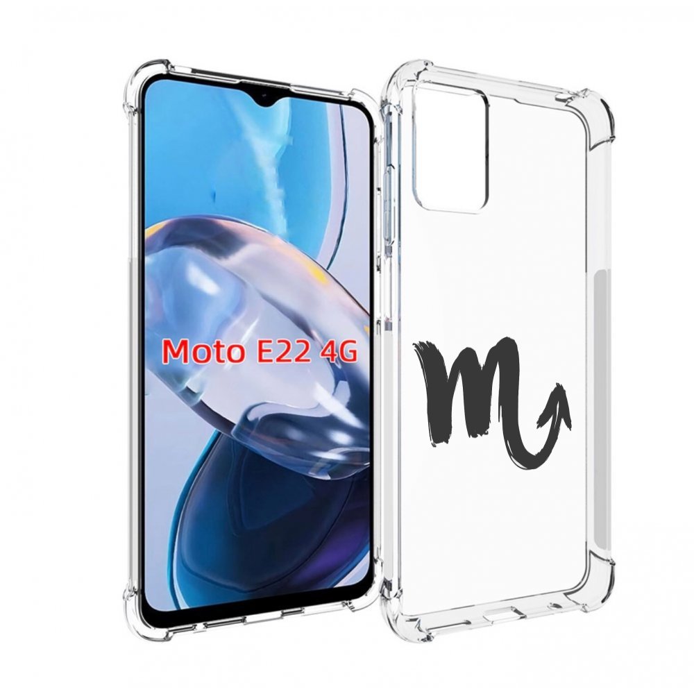 

Чехол MyPads знак-зодиака-скорпион-7 для Motorola Moto E22 4G / E22i 4G, Прозрачный, Tocco