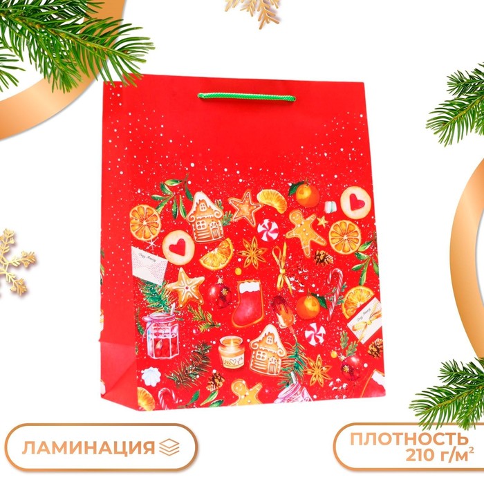

Пакет UPAK LAND Новогодние сладости 26 х 32 х 12 см 1 шт