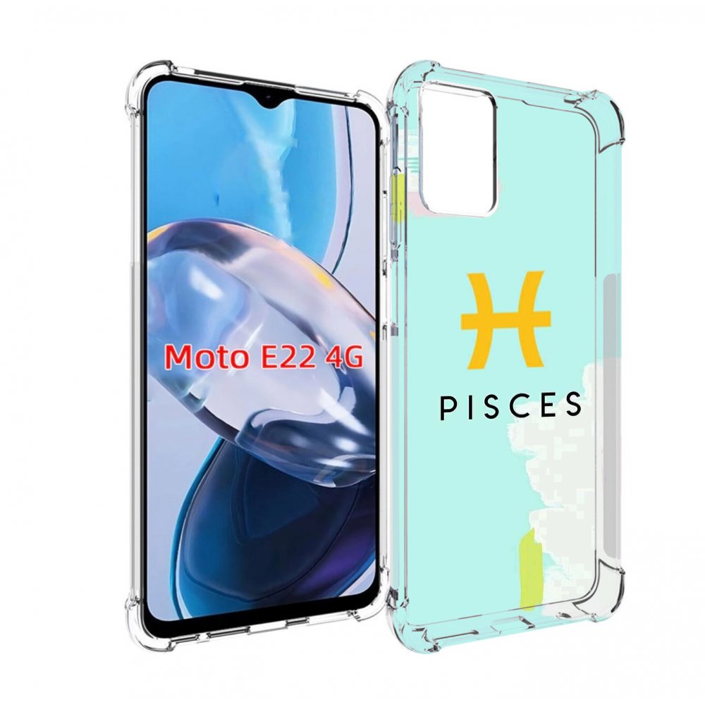 

Чехол MyPads знак-зодиака-рыбы-2 для Motorola Moto E22 4G / E22i 4G, Прозрачный, Tocco
