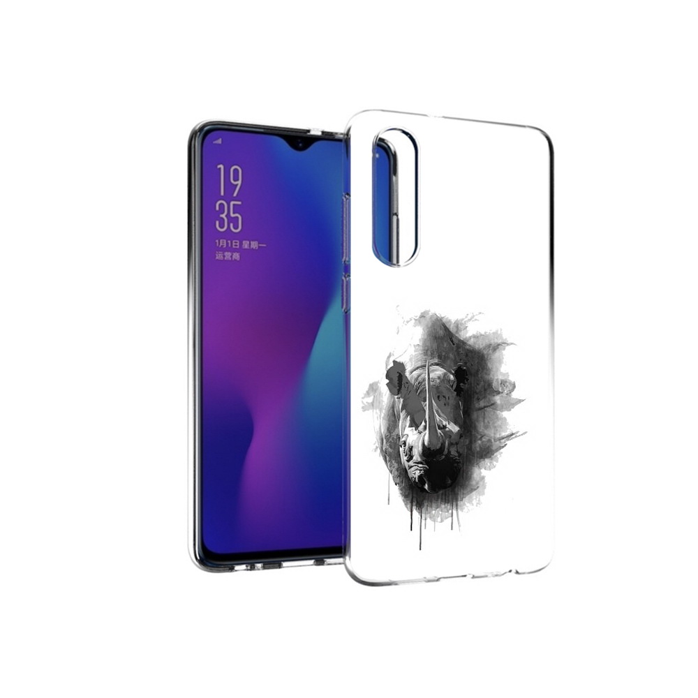 

Чехол MyPads Tocco для Huawei P30 носорог, Прозрачный, Tocco