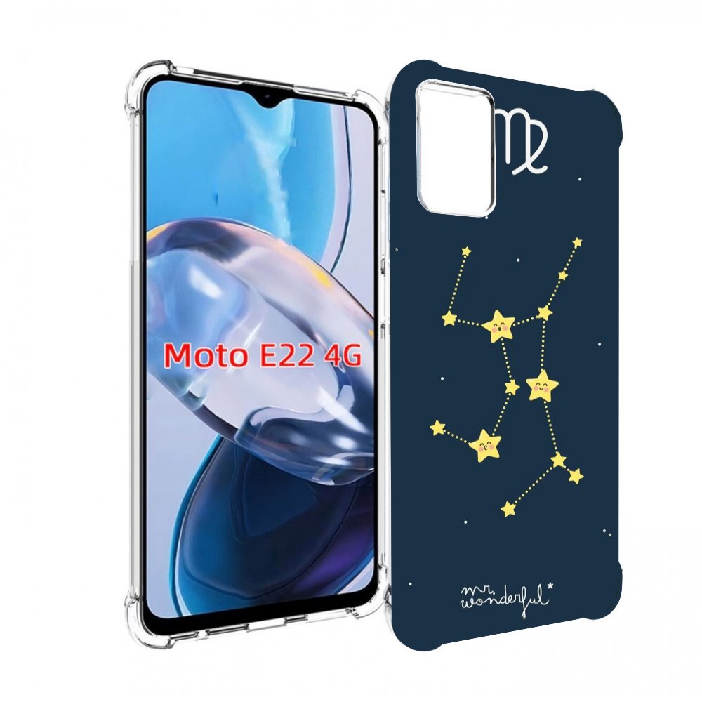 

Чехол MyPads знак-зодиака-дева-3 для Motorola Moto E22 4G / E22i 4G, Прозрачный, Tocco