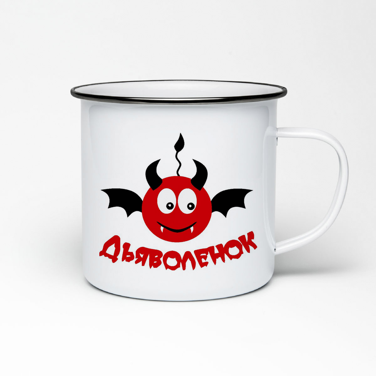 

Кружка металлическая CoolPodarok дъяволенок