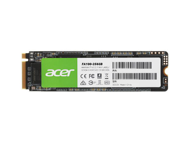 

SSD накопитель Acer FA100 M.2 2280 256 ГБ BL.9BWWA.118, FA100