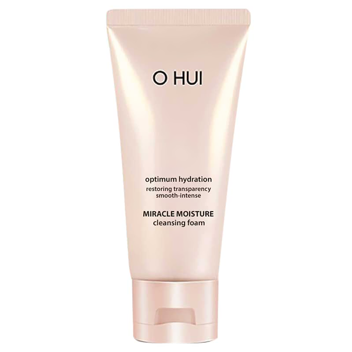 фото Увлажняющая пенка для умывания с керамидами - o’hui miracle moisture cleansing foam (80мл) o hui